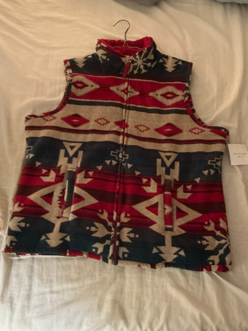 Southwest Plush Comfy Vest Jacket